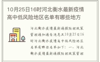 【衡水疫情最新数据消息,衡水疫情最新数据消息今天新增】