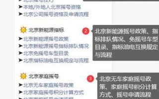 〖北京小客车摇号查询·北京小客车摇号查询系统官方网站入口〗