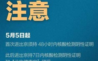 现在出京人员最新规定(现在出京最新政策)