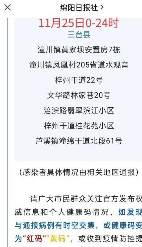 绵阳疫情确诊最新消息(绵阳疫情最新通告)