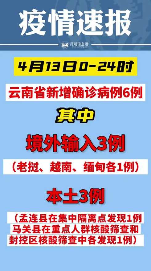 云南新增6例本土确诊病例,详情如何?