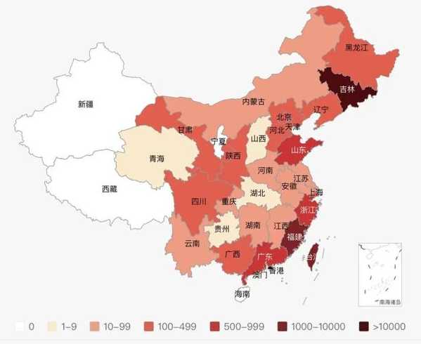 中国目前哪里疫情比较严重