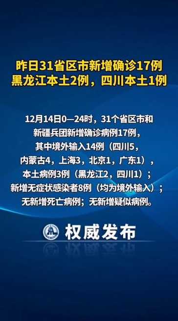 31省区市新增确诊17例含本土3例