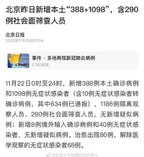 10月11日0时至24时北京新增病例情况通报及健康提示