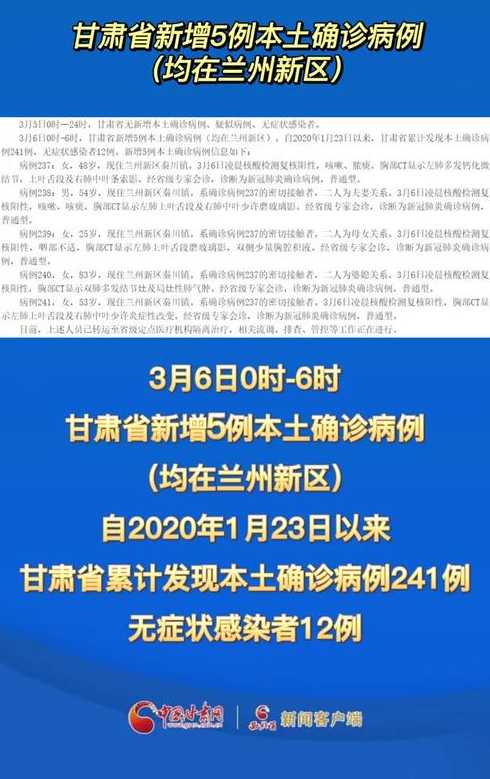 31省区市新增本土确诊5例,这些病例遍布在哪里?