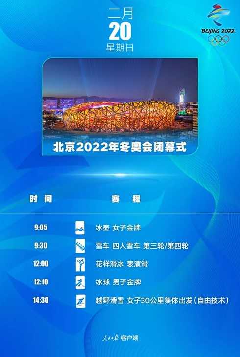 闭幕式几点结束2022(2022年冬奥会闭幕式观众礼包都有啥)