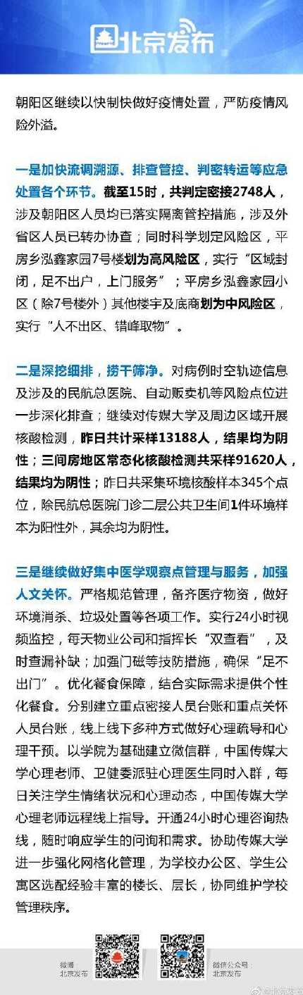 北京现有2地高风险12地中风险,各区都采取了哪些防疫措施?