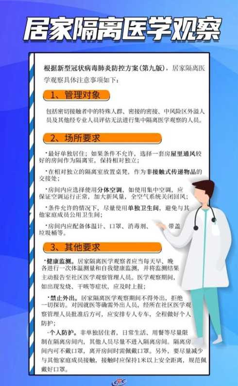 ?健康监测14天是居家隔离吗