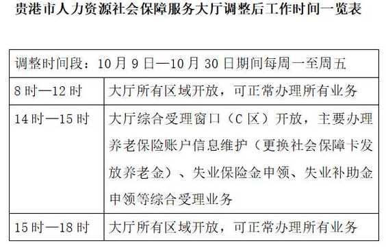 社保局10月9号上班吗