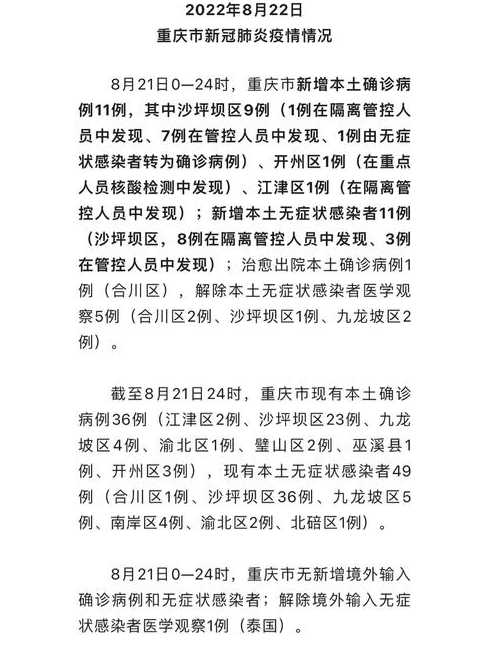 重庆现在疫情什么情况