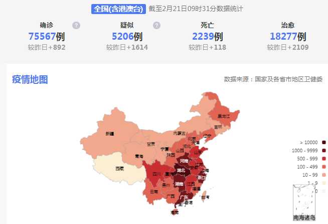 全国那里有疫情