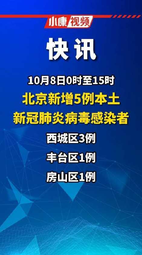 10月1日0时至15时北京新增本土感染者1例(在丰台)