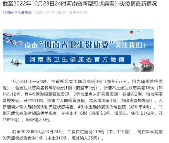 截至10月10日24时河南省疫情最新情况(截至10月10日24时河南省疫情最新情...