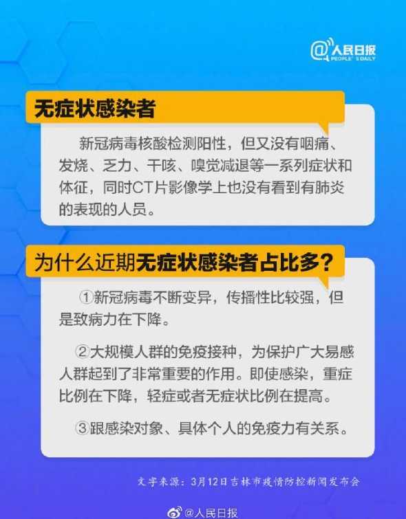 无症状感染者是啥意思