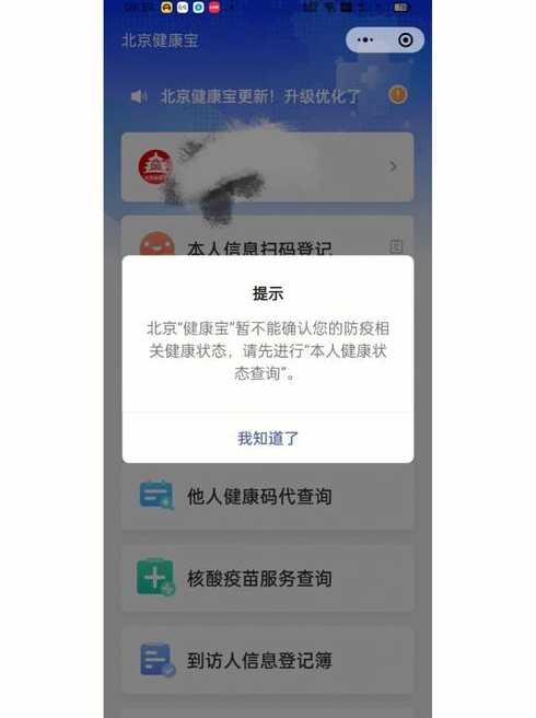 怎么知道北京健康宝是什么状态?