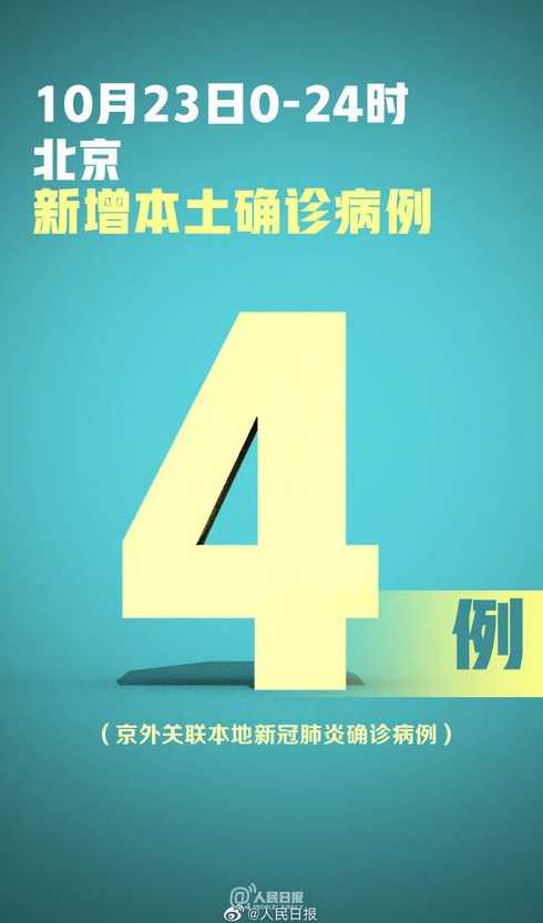 北京新增4例京外关联本地确诊