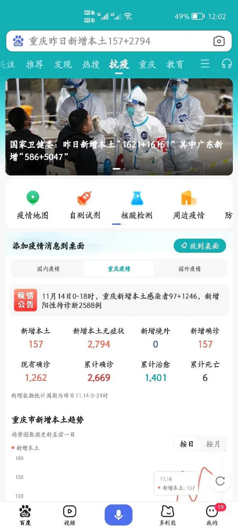 重庆现在疫情什么情况