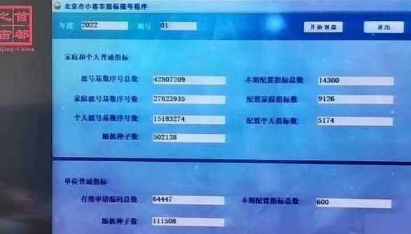 北京小汽车摇号官网查询系统