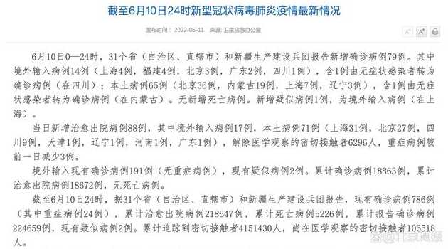 31省份新增确诊病例98例,其中本土病例79例,都涉及了哪些省份?