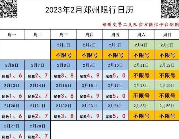 郑州限行政策郑州限行时间和范围