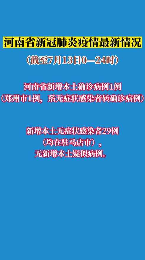 河南省疫情最新情况(河南省疫情最新情况最新消息)