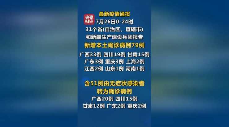 31省份新增确诊病例98例,其中本土病例79例,都涉及了哪些省份?