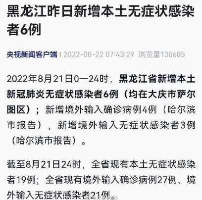 黑龙江新增新冠肺炎本土确诊病例4例,这些病例遍布在了哪儿?