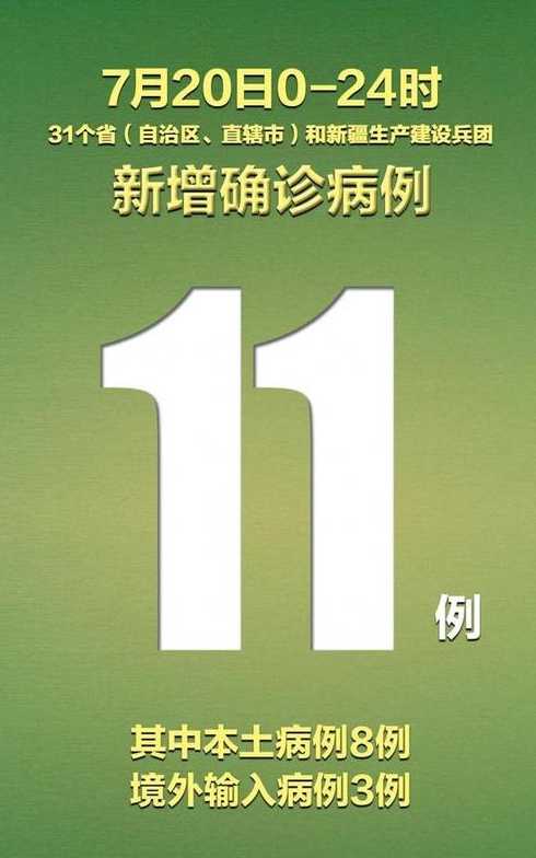 31省区市新增11例确诊