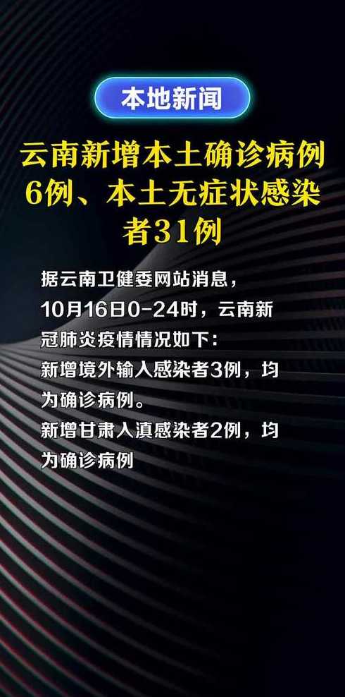 云南新增6例本土确诊病例,详情如何?