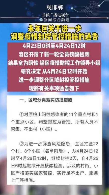 2022年邯郸永年区疫情最新消息(2022年邯郸永年区疫情最新消息通知)_百度...