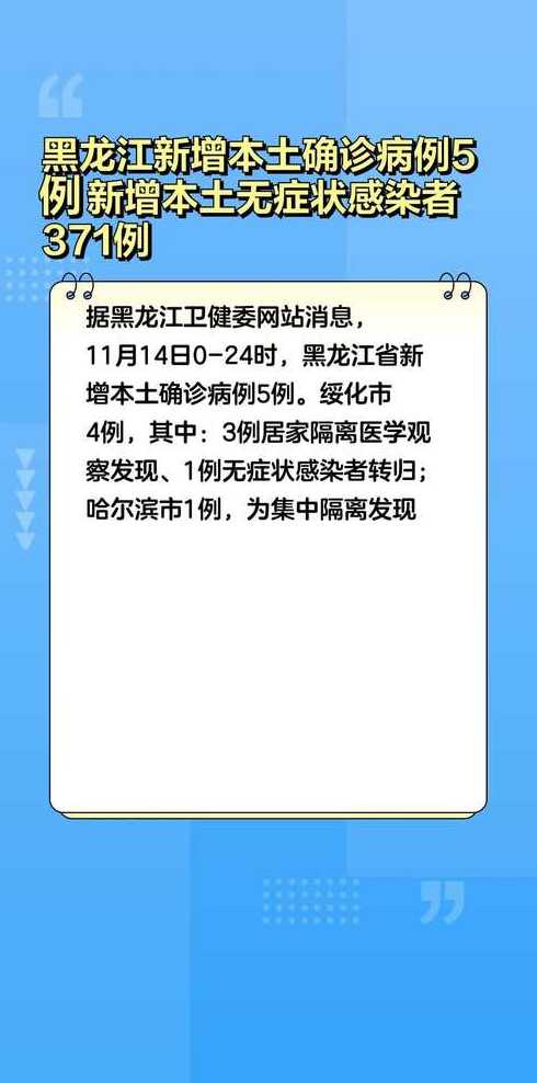 黑龙江新增本土确诊病例10例,他们都是如何感染的?