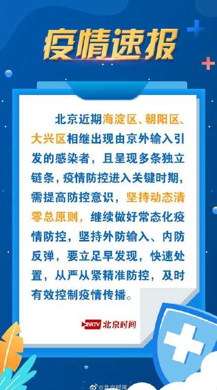 10月15日0时至15时北京新增本土新冠肺炎病毒感染者7例通报